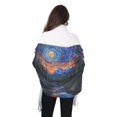 thumbnail image 4 of FORMRS Womens Scarf Winter Soft Long Big Warm Shawls Wrap Tassel Scarves, Mountains and Forests, 4 of 9