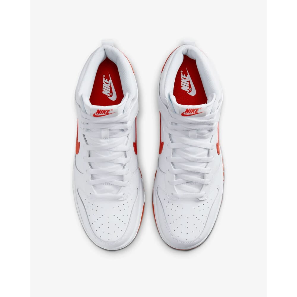 Mens Size 14 Nike Dunk High White Picante Red Sneakers DV0828 100 Nike Dunk High Retro Men main image 2