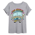 thumbnail image 2 of The Beatles - Magical Mystery Tour Bus - Juniors Oversized Graphic T-Shirt, 2 of 5