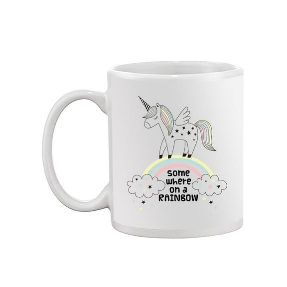 "Somewhere On A Rainbow" Design Mug  -Image by Shutterstock,