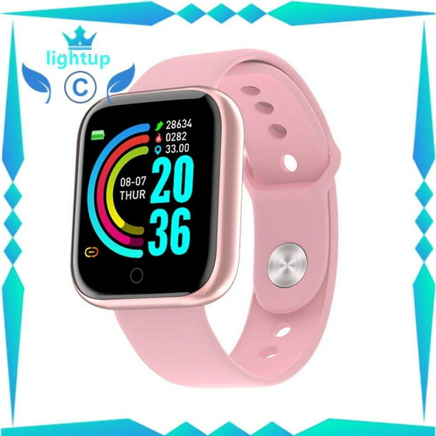 Hot watch Y68 Pantalla A Color Pulsera Inteligente En Tiempo Real Monitoreo Del Sueno Funcion Anti Perdida Reloj Despertador trend Walmart en linea