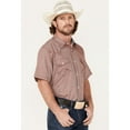 thumbnail image 2 of Cody James Men's Flock Solid Pearl Snap Western Shirt - CJFA22W6-BURG Medium, 2 of 4