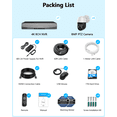 thumbnail image 3 of OOSSXX 4K PoE PTZ Security Camera System, Auto Tracking, 4CH 1TB HDD, 3 of 14