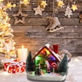 thumbnail image 3 of Almencla Luminous House Statue Light Miniatures for Table Xmas Window Desktop Accessories, 3 of 8