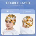thumbnail image 6 of Honeii Sunflower 5 Print Kids Knit Beanie Watch Hat ,Knit Cap for Boys and Girls, 6 of 7