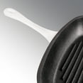 thumbnail image 4 of BergHOFF Neo 2pc Cast Iron 11" Grill Pan with Slotted Steak Press, White, 4 of 5