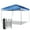 Blue, variant on 12x12 FT Pop Up Canopy Tent - Portable Instant Shade for Camping, Parties, and Outdoor Events - Sturdy Iron Frame, Water-Resistant 210D Oxford Fabric, Easy Assembly with Roller Bag