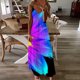 thumbnail image 2 of Mujeres Casual cuello en V sin mangas vendaje estampado de rayas chaleco suelto Sling vestido largo OAVQHLG3B Store lin121212, 2 of 4