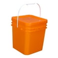 thumbnail image 2 of GUOOL Square Bucket Portable Paint Pail for Paint Water Garage Arts Crafts Projects 25L, 2 of 9