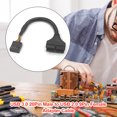 thumbnail image 4 of cable adaptador Placa base USB 3.0 20 pines a USB 2.0 9 pines adaptador cable de extensión JShteea Nuevo, 4 of 7