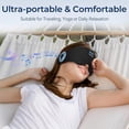thumbnail image 5 of Sleep Mask with Bluetooth Wireless Music, Sleep Headphones with Timer, 3D Blackout Sleep Mask with Adjustable Straps for Side Sleepers, Wireless Music Eye Mask Speakers for Men Women, 5 of 8
