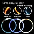 thumbnail image 4 of USB Rechargeable LED Fiber Optic Dog Collar – 50cm Glowing Safety Collar for Night Walks，Red, 4 of 6
