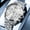 A White, variant on Watches For Men Business Dress Luxury Casual Chronograph Multifunction Analog Quartz Stainless Steel Waterproof Luminous Moon Phase Date Men Wrist Watches Reloj Para Hombre Blue Dial