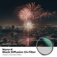 thumbnail image 2 of Filtro K&F Concept Black Diffusion 1/4 67 mm para vídeo/foto, 2 of 8