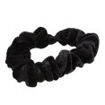 thumbnail image 4 of 10 Pack Black Velvet Scrunchie Hair Elastics Hair Bobbles Hair Bands, 4 of 5