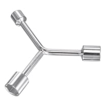 Uxcell Y Type 3 Way Hex Socket Wrench, 14mm 17mm 19mm Combination Repair Spanner Tool, 3.5-inch
