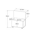 thumbnail image 2 of Mueble Baul Para Juguetes A22 BA1080 Facil de Armar Color blanco, 2 of 2