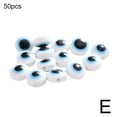thumbnail image 1 of Perles Perles Nazar Boncuk 8mm Rond Bleu Résine Turque U3K3 Auge E8L1, 1 of 6