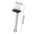 thumbnail image 2 of Comb Cleaner, Hairbrush Cleaner, Multifunctional Cleaning Tool for Combs, Razors, Nail Clippers, Soft Claw Design, Portable Hygiene Maintenance, 2 of 3