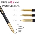 thumbnail image 2 of FederDruck - Paquete de 30 bolígrafos de gel negros de punta fina para escritura suave, bolígrafos de tinta de gel de 0.028 in, suministros para el regreso a clases, 2 of 2