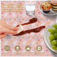 thumbnail image 6 of Easter and Easter Eggs Light Pink Pattern Round Tablecloth 60", Wrinkle-Resistant Wipeable Cover for Kitchen, Dining, Picnic & Patio, 6 of 6