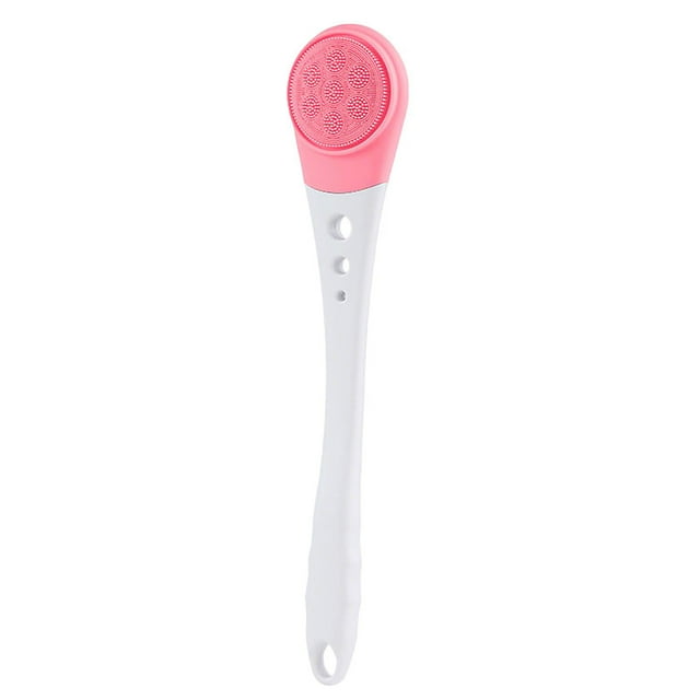 zhangmingg Fdit Long Cordless Shower Brush Soft Silicone Exfoliating Tool for All Types with Firming and Fatigue Reduction Function