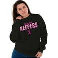 thumbnail image 3 of Breast Cancer These Are Keepers Women Crewneck Sweatshirt Brisco Brands M, 3 of 6