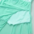 thumbnail image 5 of LiiYii Kids Girls Shiny Sequins Lyrical Dance Dress Modern Jazz Latin Dance Performance Skirt Light Green XL, 5 of 6