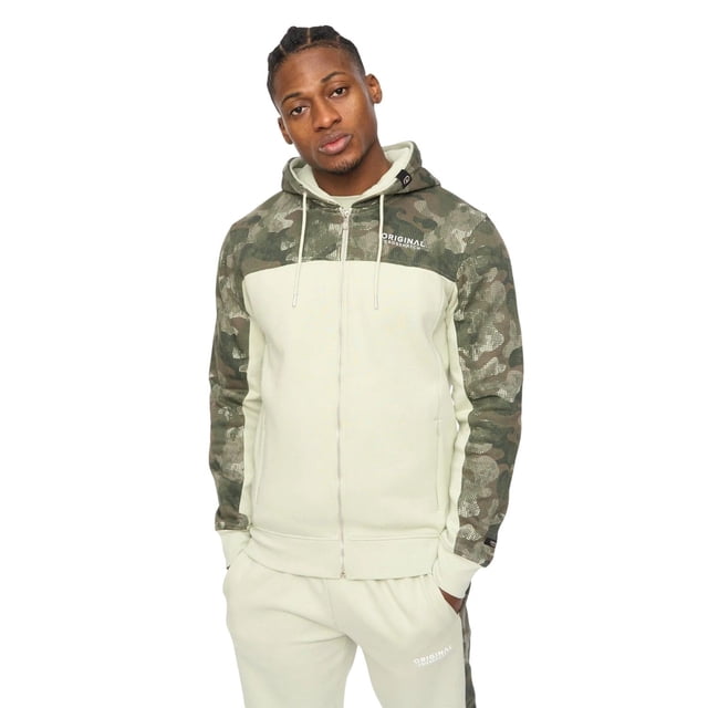 Crosshatch Mens Branton Full Zip Hoodie