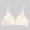 White, variant on Women's Triangle Bralette Unlined Seamless Bra No Underwire Sexy Comfortable Everyday