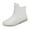 White, variant on AUXDIQ Rain Boots Women Men Short Ankle Waterproof Rain Shoes Outdoor Garden Shoes