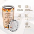 thumbnail image 4 of Christian Gifts for Women Men 20oz Inspirational Sunflower Tumbler, Birthday Christmas Mothers Day Gifts for Mom Wife Sister Friend Catholic Religious Spiritual Get Well Soon Gift, 4 of 6
