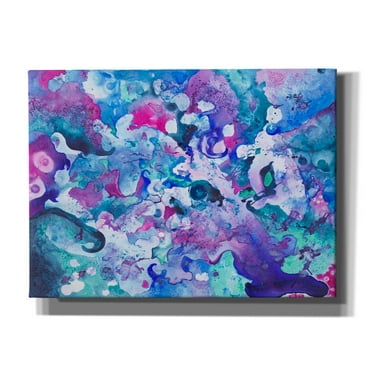 Epic Graffiti 'Luminous Darkness' by Carissa Luminess, Canvas Wall Art, 54"x40"