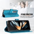 thumbnail image 6 of Butterfly Embossed Flip PU Leather Wallet Case For Samsung Galaxy Z Fold 6 Z Fold 5 Z Fold 4 Fold 3 Shockproof Protective Cover Card Slot Holder Hand Rope, 6 of 10