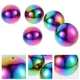 thumbnail image 4 of MOVTOTOP 5pcs Delicate Colored Reflective Polished Gazing Balls for Outdoor Garden Decor, 4 of 7