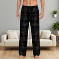 thumbnail image 2 of Mens Christmas Buffalo Plaid Pajama Pants Tall Pajama Pants For Couples,Christmas Valentines Birthday Pajama Bottoms, 2 of 4