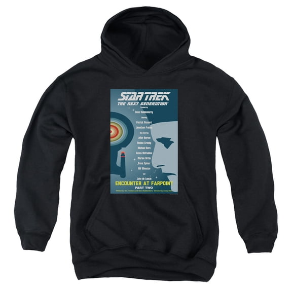 Star Trek - Tng Season 1 Episode 2 - Youth Hooded Sweatshirt - X-Large