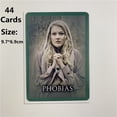 thumbnail image 4 of Boîte en Métal Édition Dorée Cartes Oracle Vie Passée Deck de Divination avec Guide en Papier Tarot Classique Anglais Jeux de Société, 4 of 6
