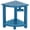 Blue, variant on NALONE Corner Shower Stool, HDPE Shower Bench for Inside Shower, Small Shower Chair Seat for Shaving Legs with Storage Shelf, Soap Box and Adjustable Feet (White)