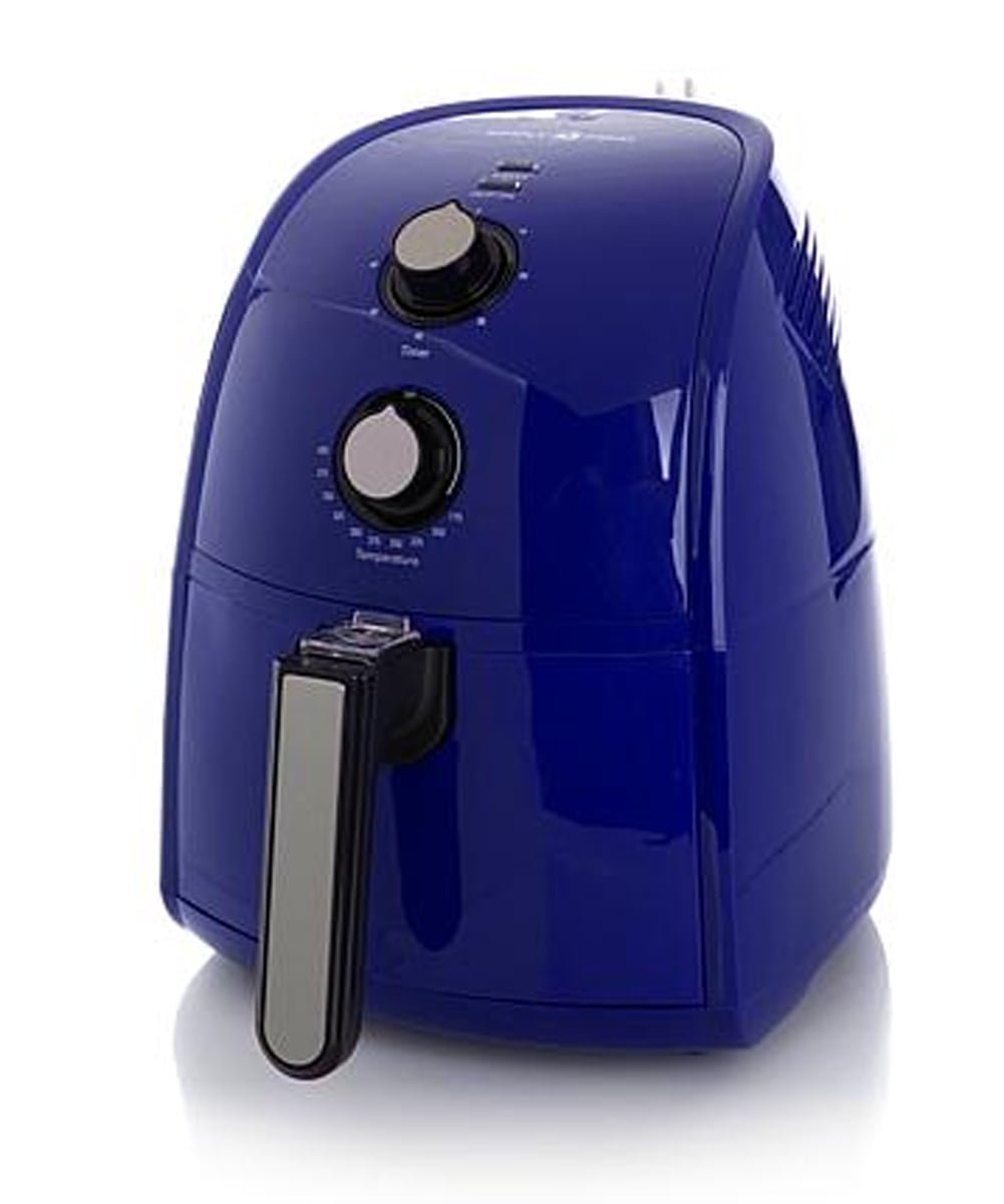 Simply Ming The Healthy Fry Ceramic Nonstick 1500Watt Air Fryer Blue