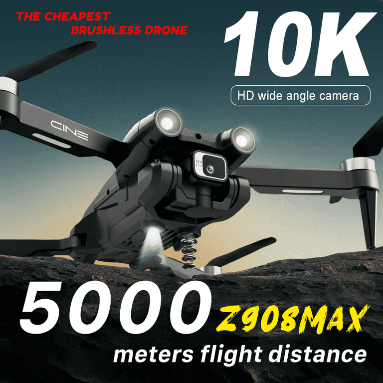 Z908 Pro Max Drone Professional Brushless Motor 8K GPS Dual HD