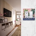 thumbnail image 5 of Yayeee Rocker Switch Wall Plate 2-Gang 4.7"x4.6" Home Decorative Outlet Cover, Floral Vase, 5 of 6