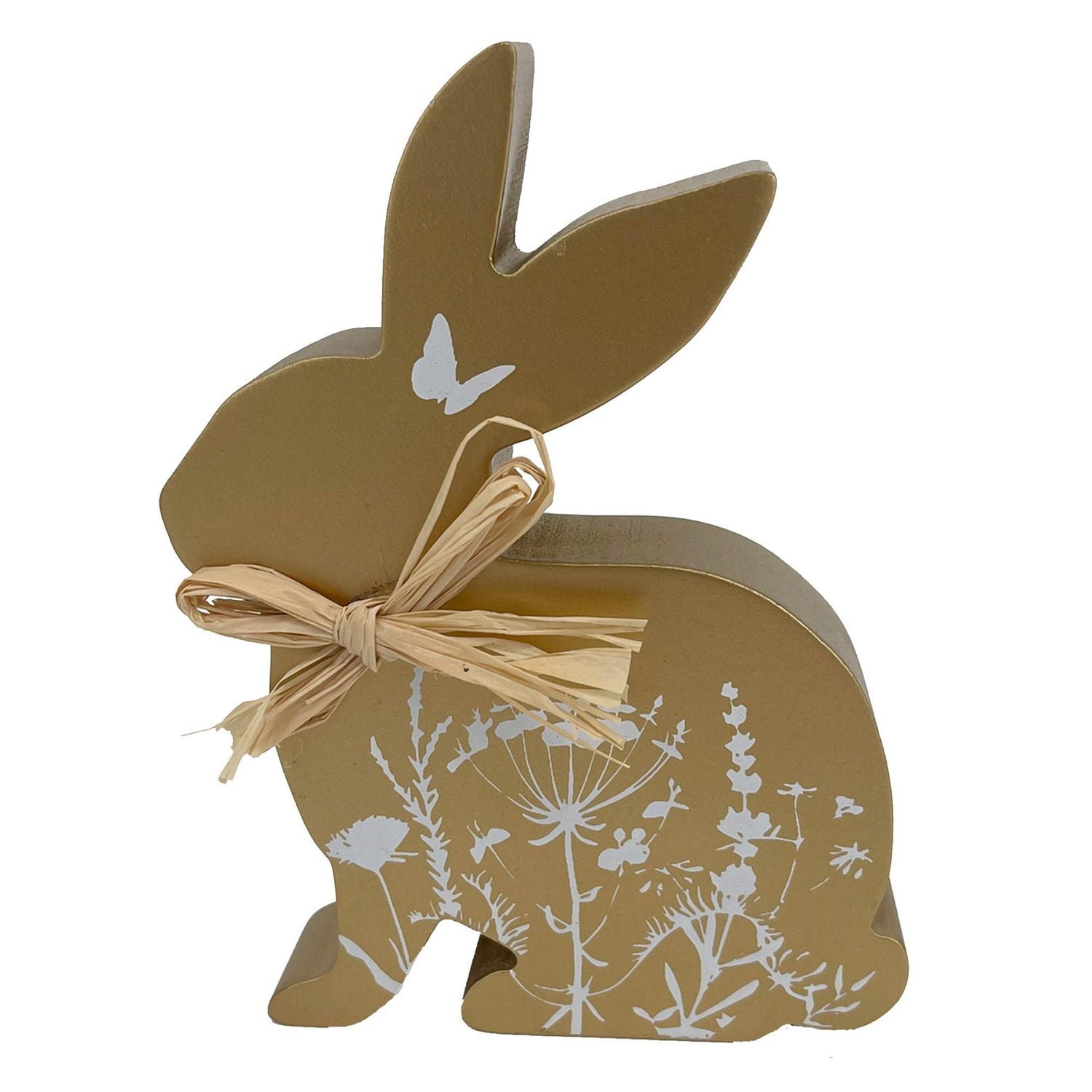wood rabbit gold