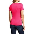 thumbnail image 2 of Ma Croix Womens Crew Neck T Shirt Short Sleeve Classic Cotton Solid Top, 2 of 8