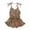 Khaki, variant on Ymyiu Girls Kids Sleeveless Wide Leg Jumpsuit Girls Cute Romper Button Down Belted Jumpsuit Wide Leg Short Summer Outfits with Pockets 3T 4T(Yellow, 3-4 Years)