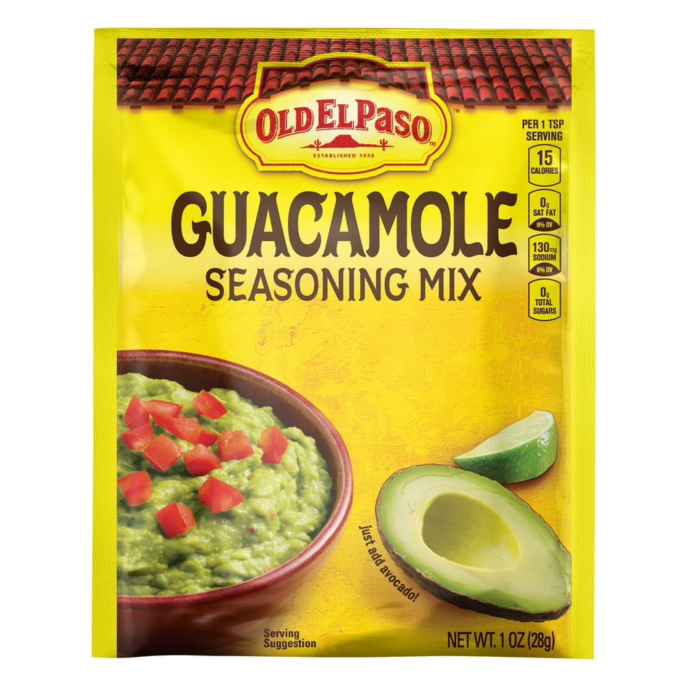 Old El Paso Guacamole Mild Seasoning Mix, 1 oz Packet