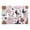 Cute Pink Ghost and Pumpkin, variant on Dailycode Light Switch Plate Covers 2 Gang Wall Plate Plastics Outlet Covers for Kitchen Home Office Decor Beautiful Pansy Flowers