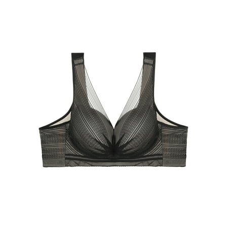 

Agnes Orinda Women s Plus Size Full Coverage Soft Cup Lace Push Up Wirefree Bra