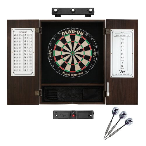 Viper Dead on Sisal Dartboard and Cabinet Set (Wayfair Exclusive)