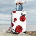 thumbnail image 7 of Fuzoiu Fly Flying Ladybug Print Suitcase Cover,Washable Luggage Covers for Suitcase,Elastic Luggage Protector Cover,Scratch Resistant Travel Suitcase Covers-Medium, 7 of 7